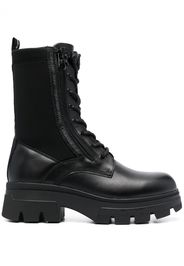 Calvin Klein chunky lace-up combat boots - Nero