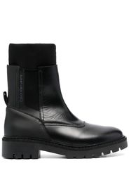 Calvin Klein high-ankle leather Chelsea boots - Nero