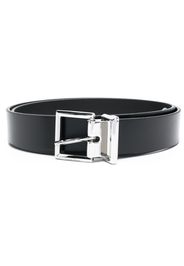 Calvin Klein logo-debossed leather belt - Nero