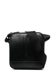 Calvin Klein Borsa messenger con logo goffrato - Nero