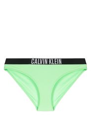 Calvin Klein logo-waistband bikini bottoms - Verde