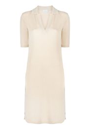 Calvin Klein short-sleeve knitted dress - Toni neutri