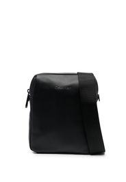 Calvin Klein logo-stamp messenger bag - Nero