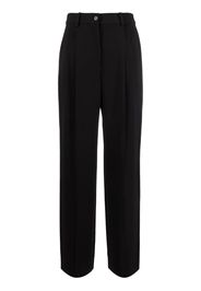 Calvin Klein mid-rise wide-leg trousers - Nero