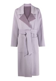 Calvin Klein Df wool reversible wrap-coat - Viola