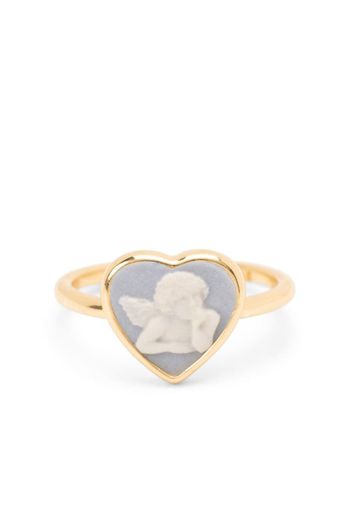 Cameo & Beyond Cherub heart ring - Oro