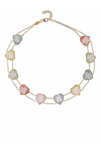 Cameo & Beyond Choker con cuore - Oro