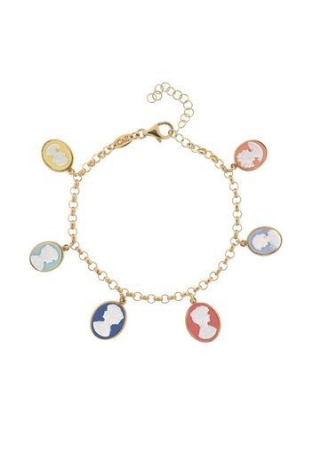 Cameo & Beyond Neoclassical Ladies charm bracelet - Oro