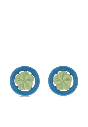 Cameo & Beyond little flower stud earrings - Oro