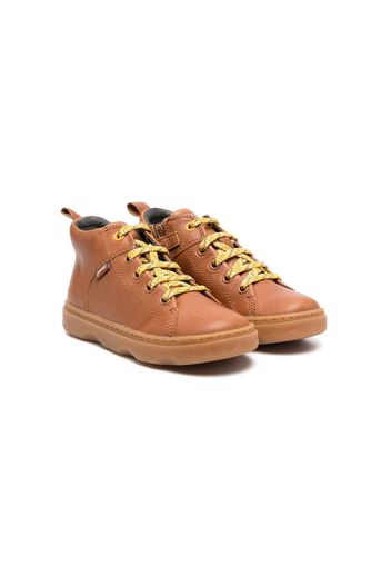 Camper Kids leather lace-up ankle boots - Marrone