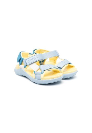 Camper Kids Sandali Wous con chiusure a strappo - Blu