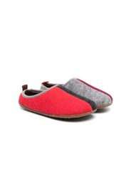 Camper Kids colour-block wool slippers - Grigio