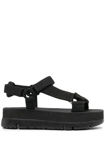 Camper Sandali con plateau Oruga Up - Nero