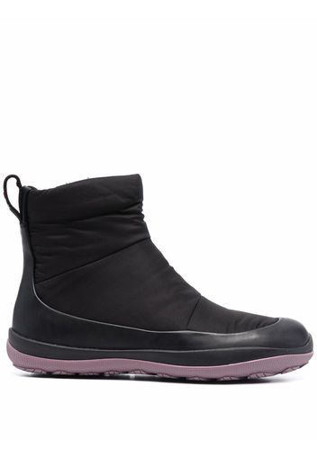 Camper ankle side-zipped boots - Nero