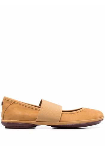 Camper Nina suede ballerina shoes - Marrone