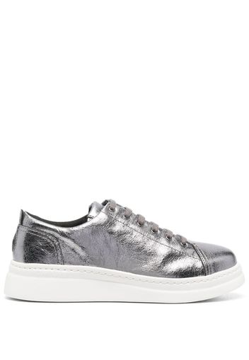 Camper metallic lace-up low-top sneakers - Grigio