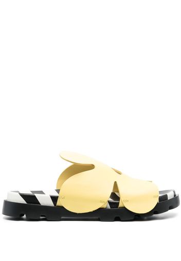 Camper Sandali slides Brutus Twins - Giallo