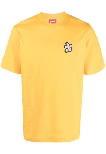 Camper T-shirt a fiori - Giallo