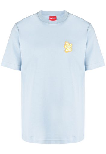 Camper T-shirt a fiori - Blu