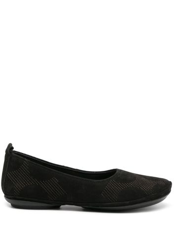 Camper Nina decorative-stitching ballerina shoes - Nero