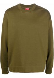 Camper crew-neck organic cotton sweatshirt - Verde