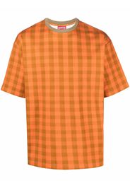 Camper check-print T-shirt - Arancione