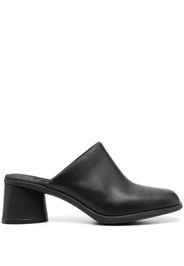 Camper Mules Kiara con tacco largo - Nero