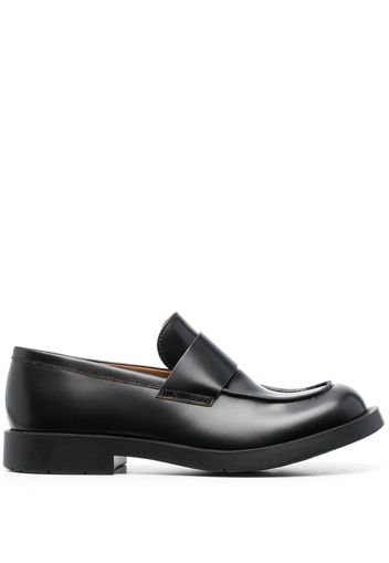 CamperLab square-toe leather loafers - Nero