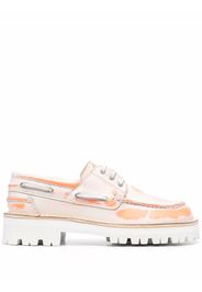 CamperLab tie-dye leather loafers - Arancione