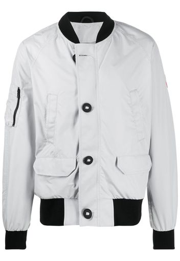 Faber logo patch bomber jacket