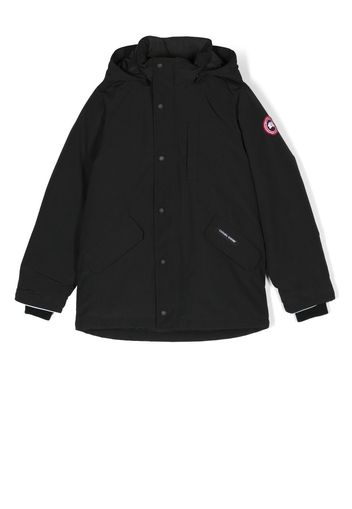 Canada Goose Kids Logan padded hooded coat - Nero