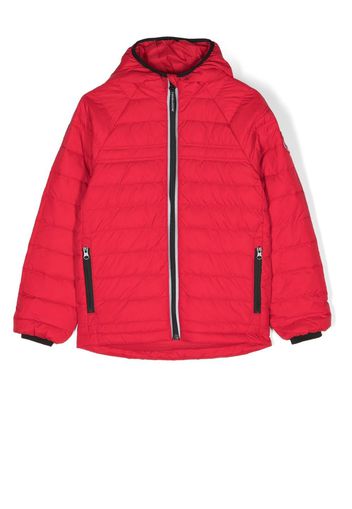 Canada Goose Kids hooded puffer jacket - Rosso