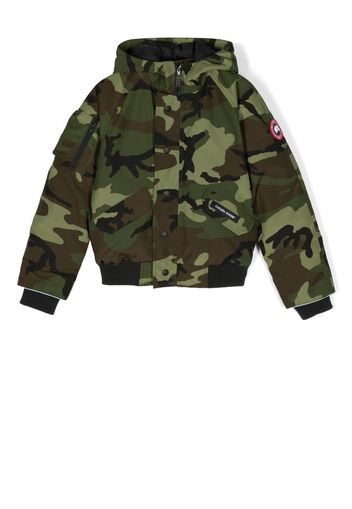 Canada Goose Kids Giacca Youth Rundle con cappuccio - Verde