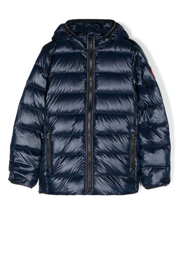 Canada Goose Kids Piumino Crofton con cappuccio - Blu