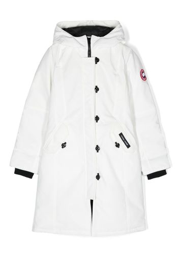 Canada Goose Kids Brittania button-front parka - Bianco