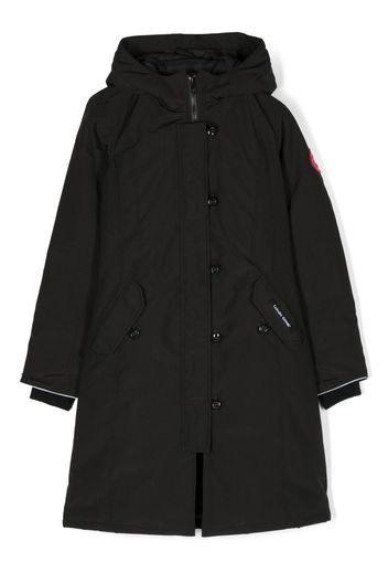 Canada Goose Kids Britannia padded hooded coat - Nero