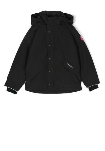 Canada Goose Kids Cappotto imbottito con cappuccio Logan - Nero