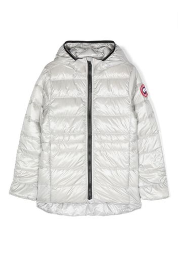 Canada Goose Kids Cypress hooded puffer jacket - Grigio