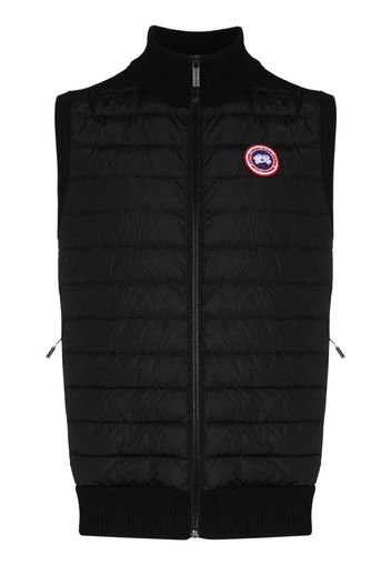 Hybridge hign neck gilet