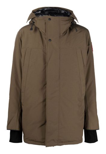 CANADA GOOSE hooded down-padded jacket - Verde