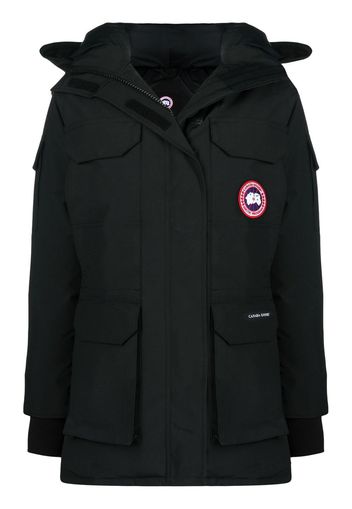 Canada Goose hooded padded parka - Nero