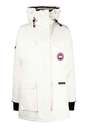 Canada Goose Cappotto imbottito con applicazione - Bianco