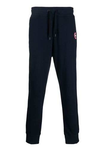 Canada Goose Huron logo-patch sweatpants - Blu