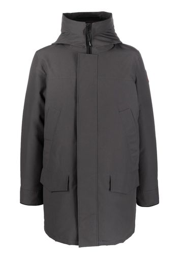 Canada Goose hooded padded coat - Grigio