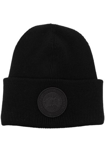 Canada Goose Arctic Disc knitted beanie - Nero