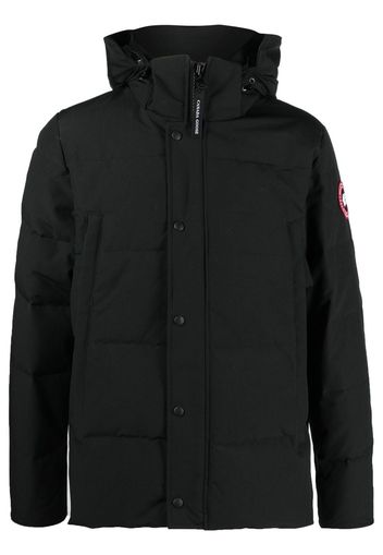 Canada Goose padded hooded coat - Nero