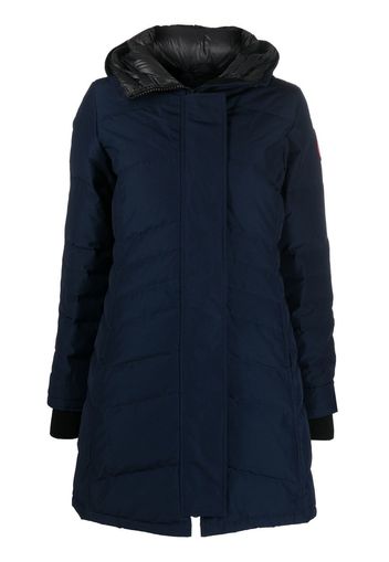 Canada Goose Cappotto imbottito con applicazione - Blu