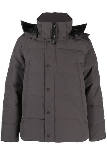 Canada Goose Parka Wyndham imbottito con cappuccio - Grigio