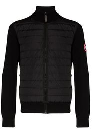 Hybridge wool knit padded jacket