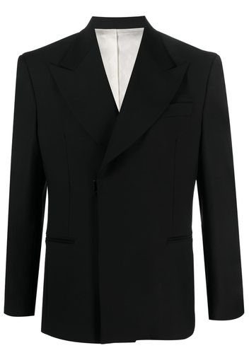 CANAKU Blazer con chiusura decentrata - Nero